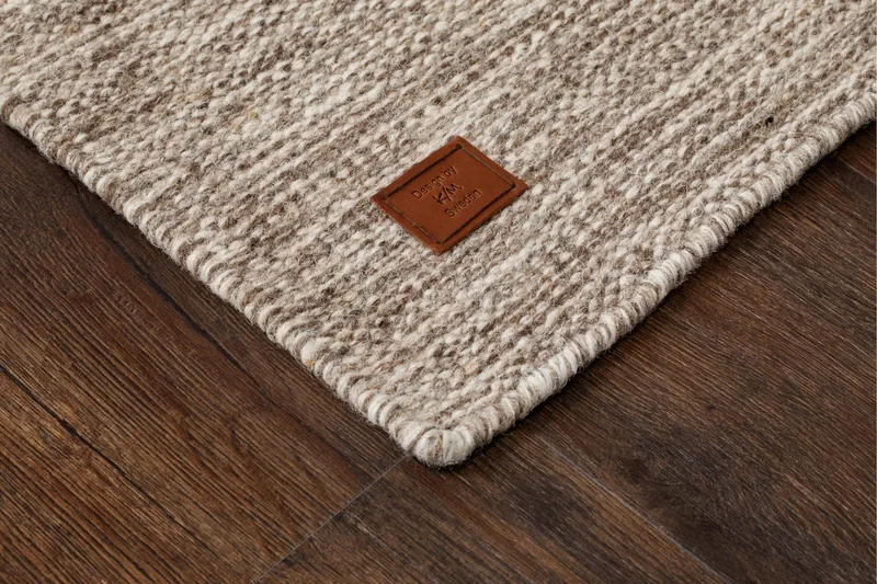 Birka Ullmatta Rektangulär 135x190 cm - Mörklinne - Products - Textil & mattor - Matta - Modern matta - Ullmatta