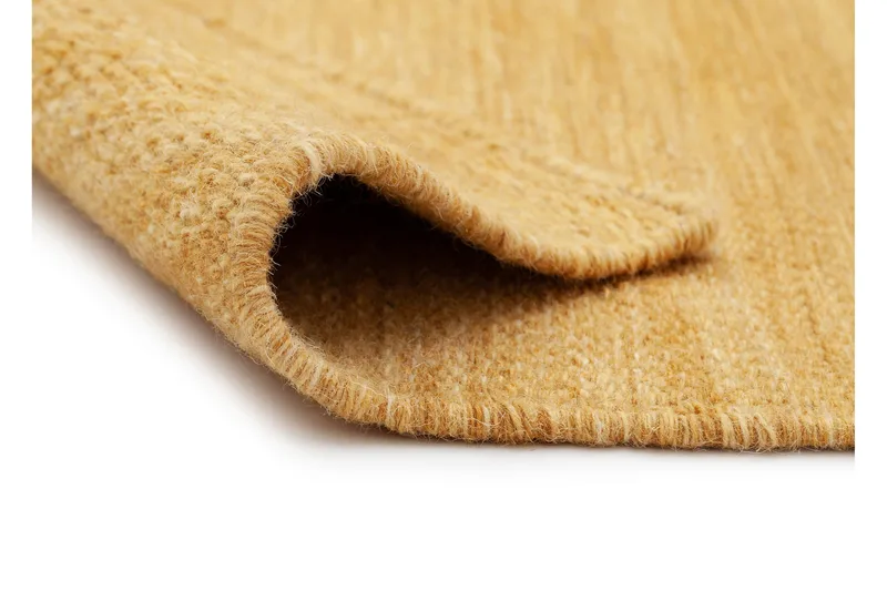 Birka Ullmatta Rektangulär 75x230 cm - Ockragul - Products - Textil & mattor - Matta - Modern matta - Ullmatta