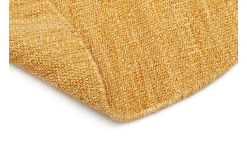 Birka Ullmatta Rund 120 - Ockragul - Products - Textil & mattor - Matta - Modern matta - Ullmatta