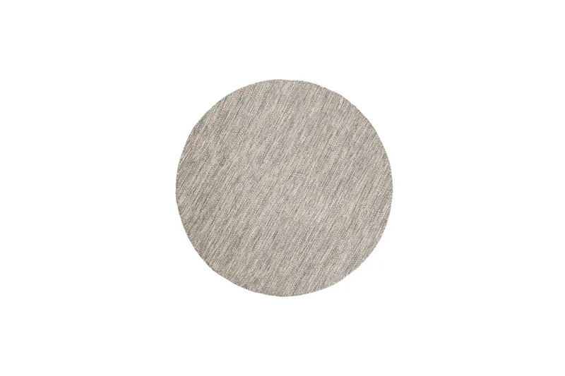 Birka Ullmatta Rund 120 - Silver - Products - Textil & mattor - Matta - Modern matta - Ullmatta