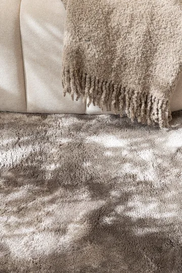 Cozy Ryamatta 160 cm Rund - Grå - Products - Textil & mattor - Matta - Modern matta - Ryamatta