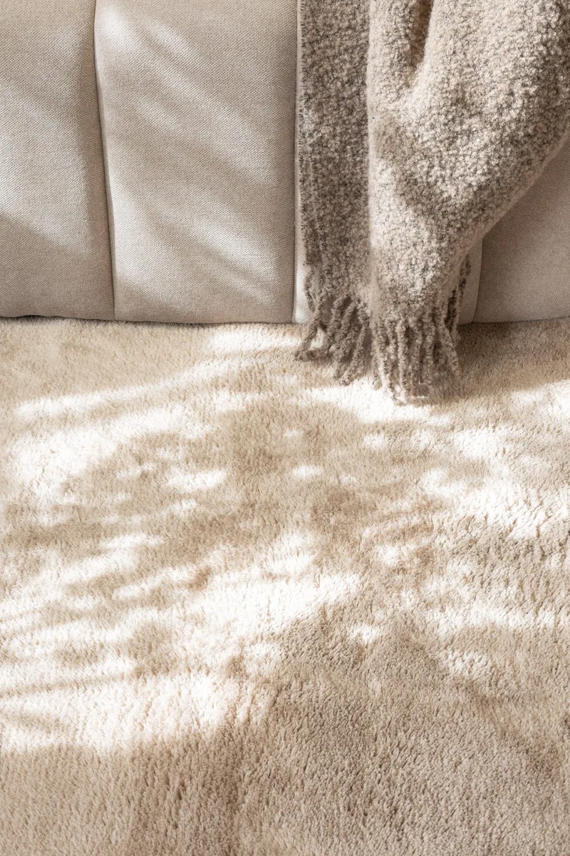 Cozy Ryamatta 160x230 cm Rektangulär - Linne - Products - Textil & mattor - Matta - Modern matta - Ryamatta