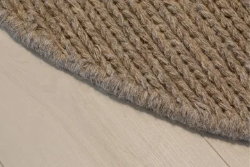 Dalarö Ullmatta 240 cm Rund - Linne - Products - Textil & mattor - Matta - Modern matta - Ullmatta