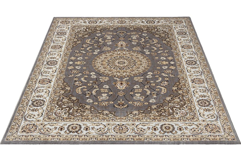 Dubai Medallion Wiltonmatta 240x340 cm, Grå