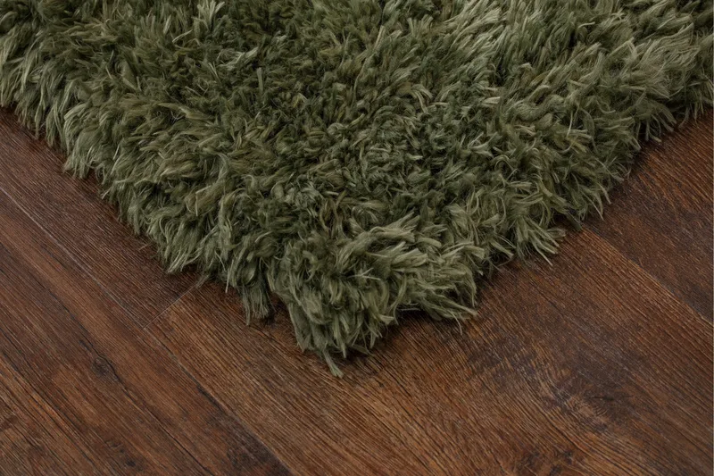 Floki Ryamatta 200x290 cm Rektangulär - Smaragdgrön - Products - Textil & mattor - Matta - Modern matta - Ryamatta
