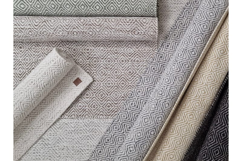 Gåsöga Ullmatta 160x230 cm Rektangulär - Grå - Products - Textil & mattor - Matta - Modern matta - Ullmatta