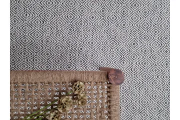 Gåsöga Ullmatta 200x300 cm Rektangulär - Grå - Products - Textil & mattor - Matta - Modern matta - Ullmatta