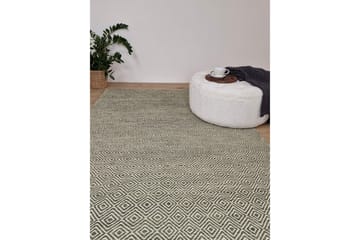 Gåsöga Ullmatta 300x400 cm Rektangulär - Grön - Products - Textil & mattor - Matta - Modern matta - Ullmatta