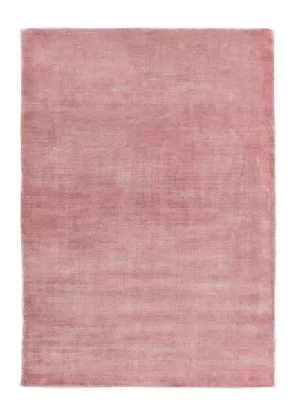Handvävd Viskosmatta Doriano - Rosa - 90x300 cm, Rosa