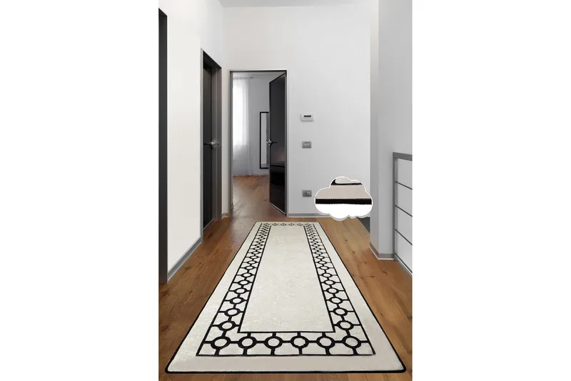 Jatan Gångmatta 80x200 cm Rektangulär - Ecru - Products - Textil & mattor - Matta - Modern matta - Gångmatta