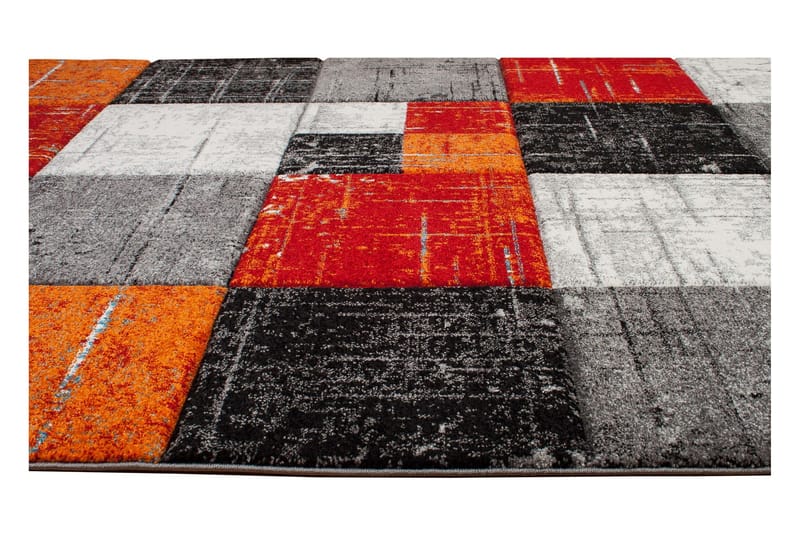 London Square Friezematta 200x290 - Röd/Orange - Products - Textil & mattor - Matta - Modern matta - Wiltonmatta