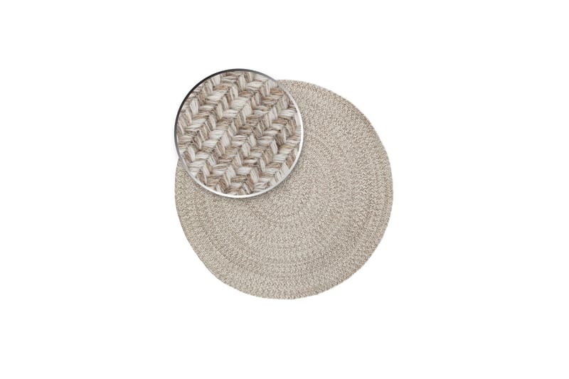 Lya Ullmatta Ø200 cm Rund - Beige - Products - Textil & mattor - Matta - Modern matta - Ullmatta
