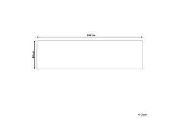 Matta Almus - Beige, brun, 80x300 cm - Products - Textil & mattor - Matta - Modern matta - Gångmatta