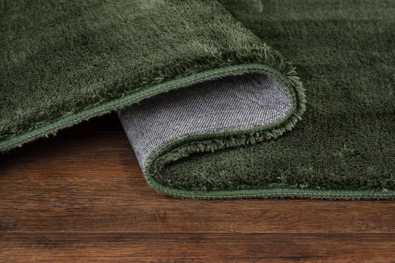 Cozy Ryamatta 110x160 cm Rektangulär - Grön - Products - Textil & mattor - Matta - Modern matta - Ryamatta