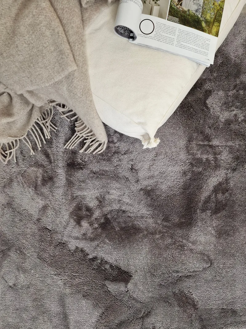 Cozy Ryamatta 133x190 cm Rektangulär - Grå - Products - Textil & mattor - Matta - Modern matta - Ryamatta