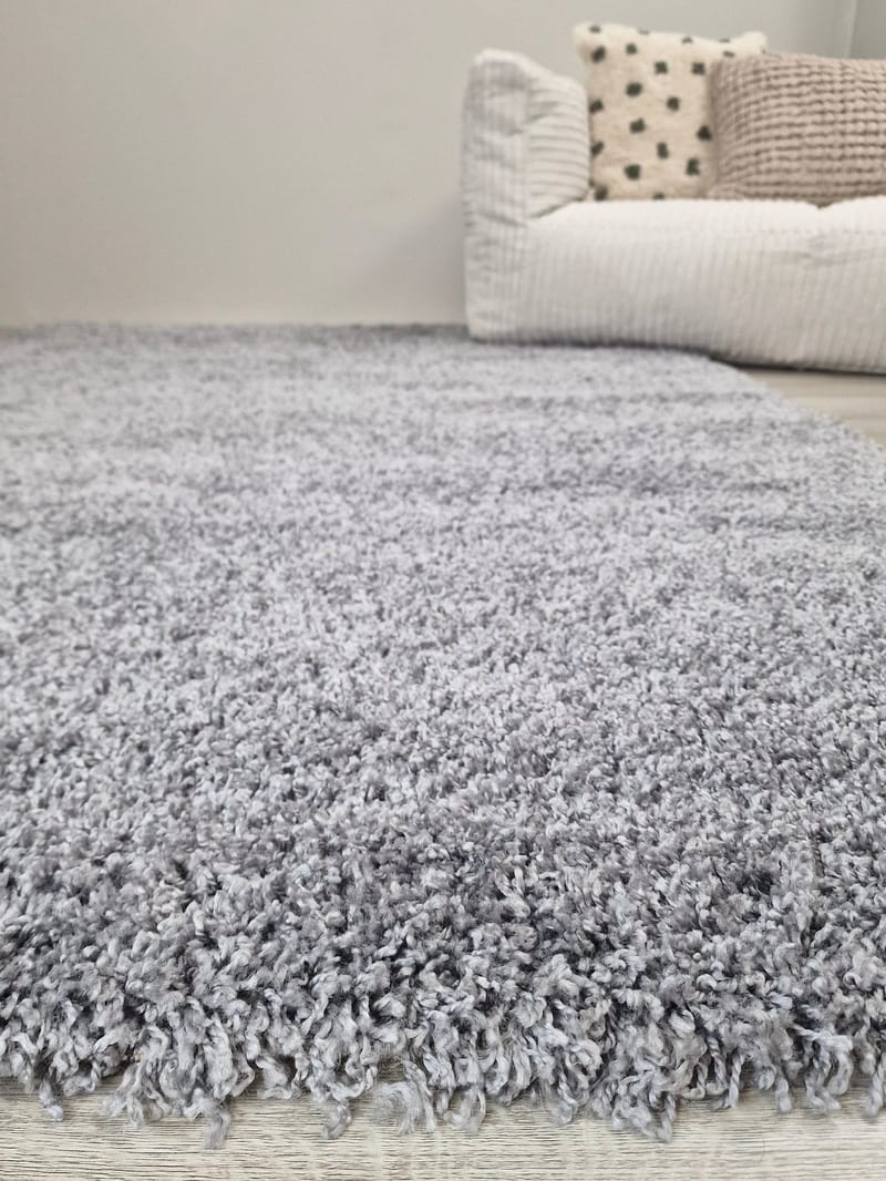 Lounge Ryamatta 200x290 cm Rektangulär - Silver - Products - Textil & mattor - Matta - Modern matta - Ryamatta