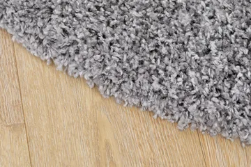 Lounge Ryamatta 240 cm Rund - Silver - Products - Textil & mattor - Matta - Modern matta - Ryamatta