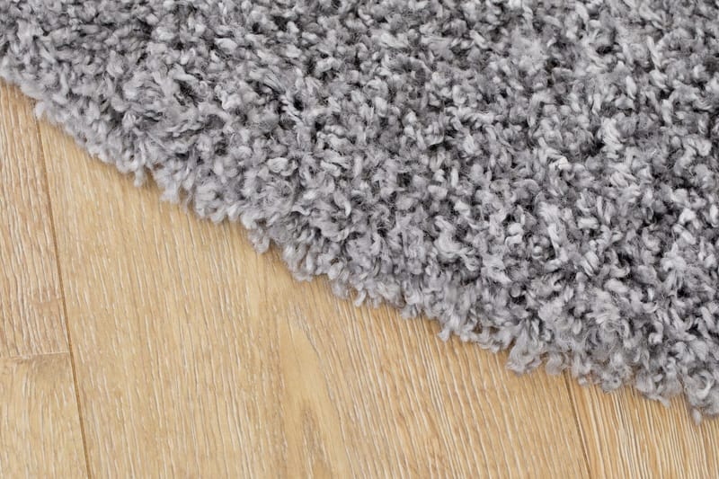 Lounge Ryamatta 240 cm Rund - Silver - Products - Textil & mattor - Matta - Modern matta - Ryamatta