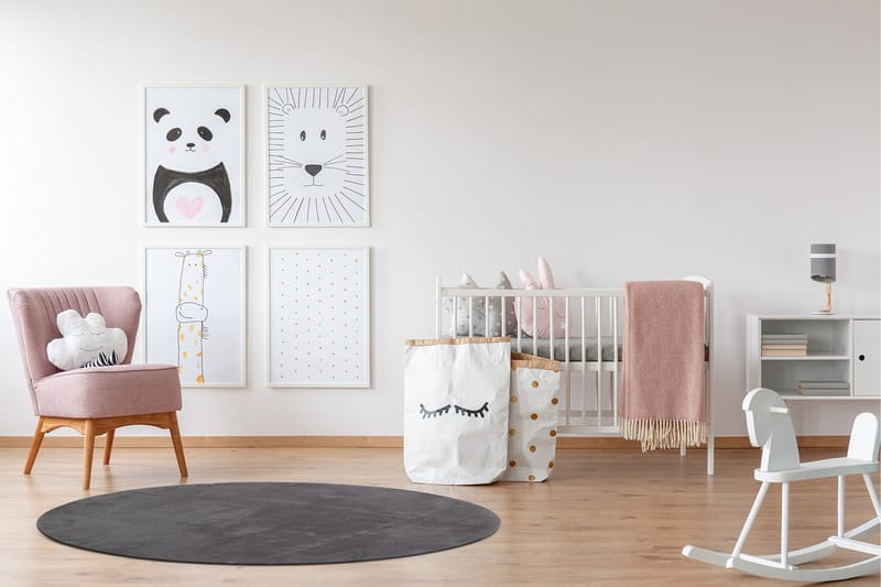 Soft Wiltonmatta Rund 160 cm - Grafitgrå - Products - Textil & mattor - Matta - Modern matta - Wiltonmatta