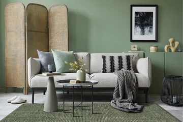 Torekov Ullmatta 160x230 cm - Grön - Products - Textil & mattor - Matta - Modern matta - Ullmatta