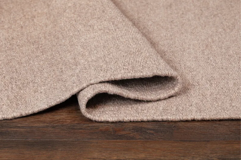 Vaxholm Ullmatta 140x200 cm Rektangulär - Sand - Products - Textil & mattor - Matta - Modern matta - Ullmatta