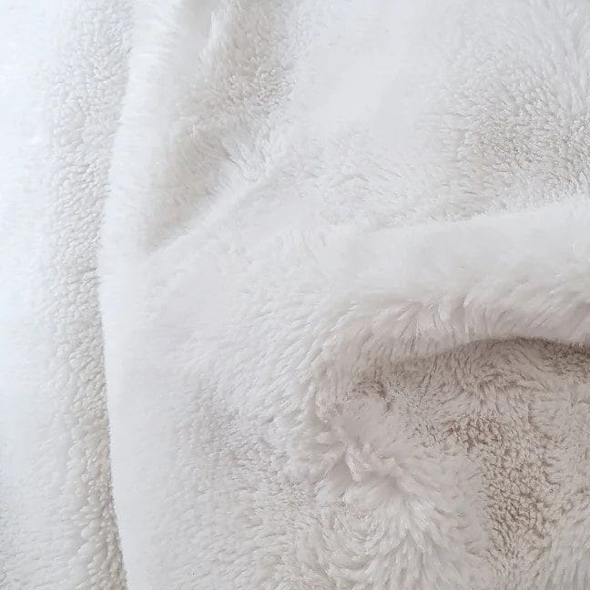 Pläd 130 x 170 cm - Vit - vit - Products - Textil & mattor - Filt & pläd
