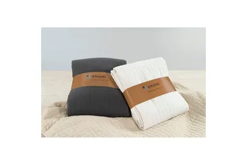 Sängöverkast Borganäs of Sweden - 250 x 250 cm, Linne - Products - Textil & mattor - Sängkläder - Överkast