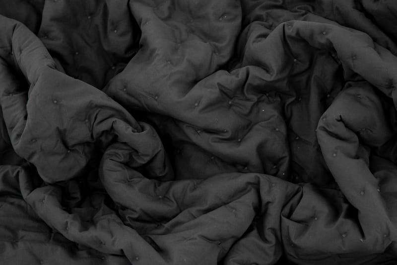 Sally Överkast 260x260 cm - Antracit - Products - Textil & mattor - Sängkläder - Överkast - Överkast dubbelsäng