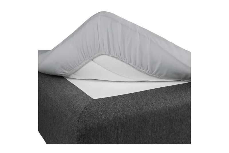 Dra-på-lakan Borganäs of Sweden, 140 x 200 cm, Ljusgrå