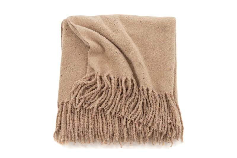 Tilly Pläd 130x170 cm - Beige - Products - Textil & mattor - Filt & pläd