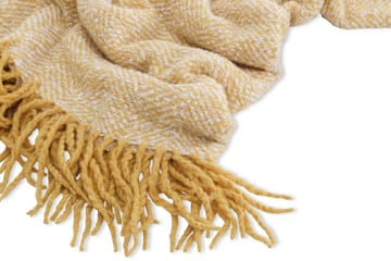 Toby Pläd 130x170 cm - Gul/Vit - Products - Textil & mattor - Filt & pläd