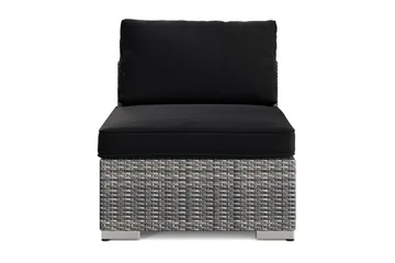 Bahamas Mittmodul utomhus i konstrotting - Grå - Products - Utemöbler & utemiljö - Övrigt utemöbler - Moduler utesoffa - Mittmodul utesoffa