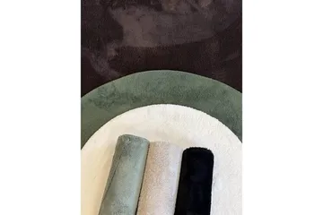 Tvättbar Matta Soft Rund - 200x200 cm, Choklad - Products - Utemöbler & utemiljö - Balkong & altan - Balkonggolv - Plastmatta balkong