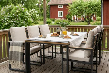 Aspvik Matstol Svart - Venture Home - Products - Utemöbler & utemiljö - Balkong & altan - Balkongmöbler - Balkongstol