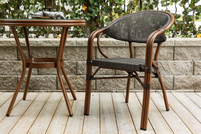 Vila Karmstol Utomhus - Svart - Products - Utemöbler & utemiljö - Balkong & altan - Balkongmöbler - Balkongstol