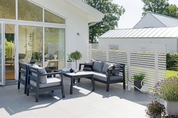 Hillerstorp Utestoltö Lounge Utesoffa - Grå|Svart - Products - Utemöbler & utemiljö - Balkong & altan - Balkongmöbler - Balkongsoffa