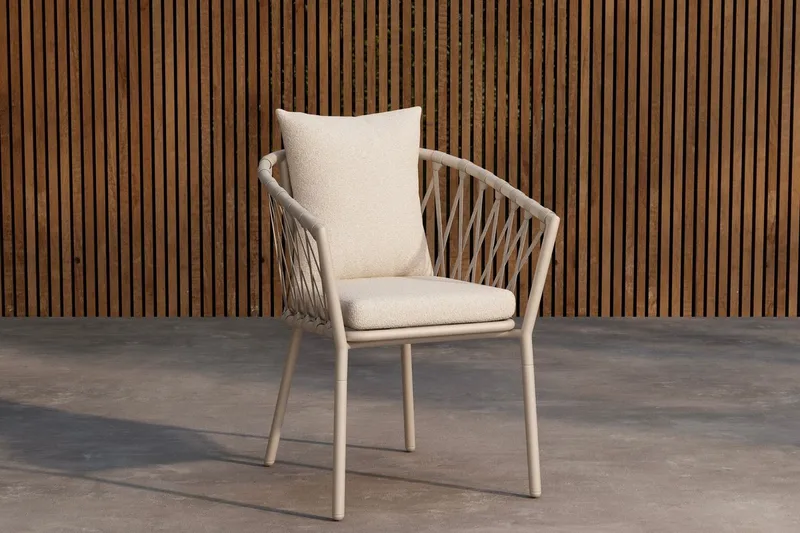 Matstol Linos Utomhus, vit