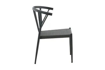 Stina Karmstol Utomhus - Svart - Products - Utemöbler & utemiljö - Balkong & altan - Balkongmöbler - Balkongstol