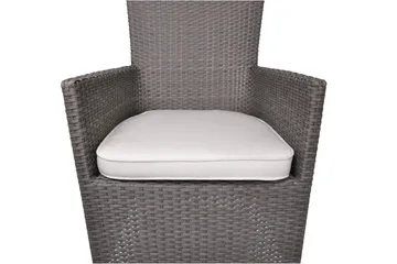 Hema Sittdyna 46x49 cm - Vit - Products - Utemöbler & utemiljö - Dynor - Sittdyna & ryggdyna utemöbler