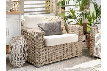 Apriliana Utefåtölj - Konstrotting/Ljusbrun - Products - Utemöbler & utemiljö - Loungemöbler - Loungestol utomhus