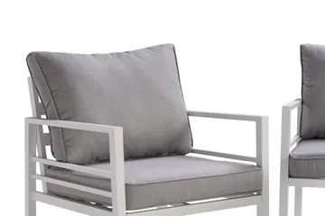 Ariany Soffgrupp - Vit / Gråa dynor - Products - Utemöbler & utemiljö - Loungemöbler - Loungeset & loungegrupp