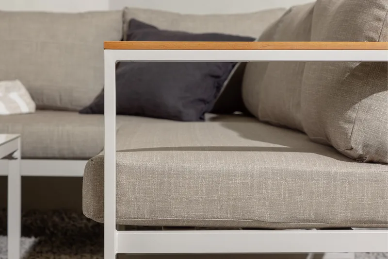 Aspvik Stor Loungegrupp Utomhus – 7-sits Loungeset i Aluminium - Products - Utemöbler & utemiljö - Loungemöbler - Loungeset & loungegrupp