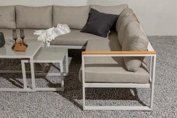 Aspvik Stor Loungegrupp Utomhus – 7-sits Loungeset i Aluminium - Products - Utemöbler & utemiljö - Loungemöbler - Loungeset & loungegrupp