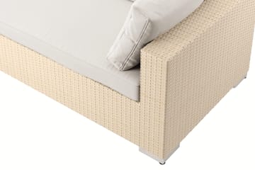 Bahamas L-formad utesoffa vänster, 7-sits med bord - Beige - Products - Utemöbler & utemiljö - Loungemöbler - Loungeset & loungegrupp