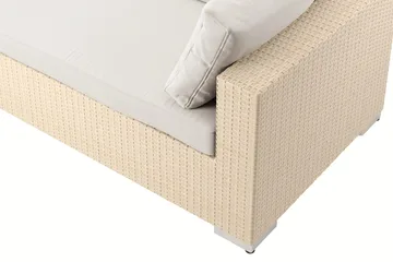 Bahamas L-formad utesoffa vänster, 7-sits med bord och hylla - Beige - Products - Utemöbler & utemiljö - Loungemöbler - Loungeset & loungegrupp