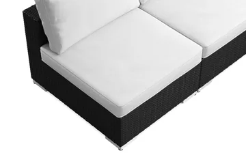 Bahamas utomhus hörnsoffa 5-sits vändbar med öppet avslut och bord - Svart - Products - Utemöbler & utemiljö - Loungemöbler - Loungeset & loungegrupp