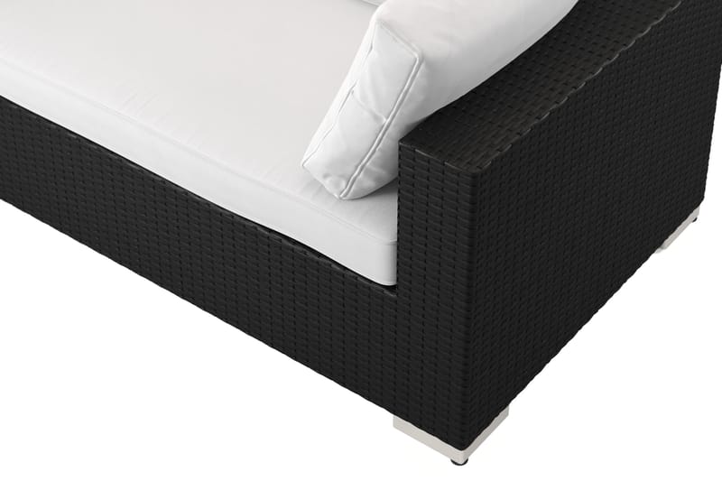 Bahamas utomhus L-soffa höger 7-sits med fåtölj och bord - Svart - Products - Utemöbler & utemiljö - Loungemöbler - Loungeset & loungegrupp