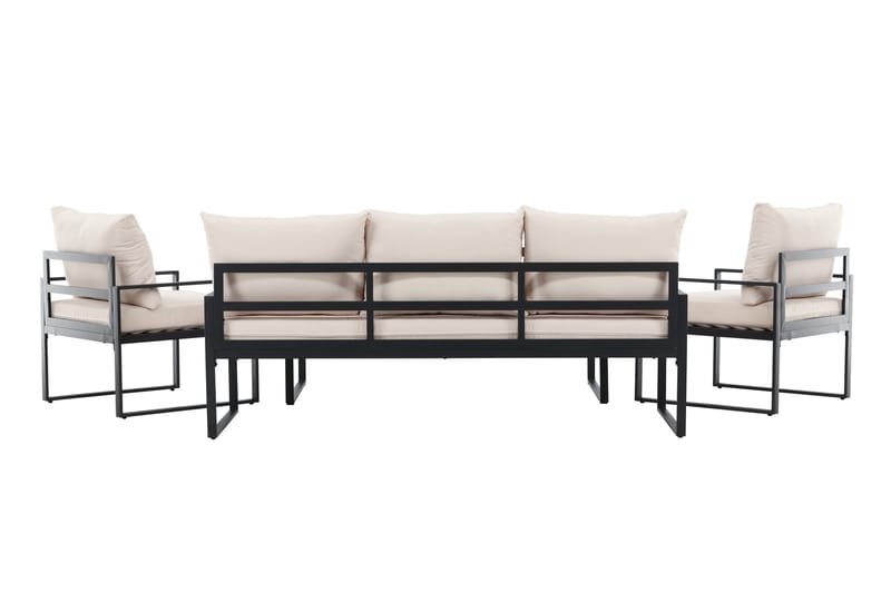 Catania Soffgrupp Utomhus 5-sits - Svart - Products - Utemöbler & utemiljö - Loungemöbler - Loungeset & loungegrupp