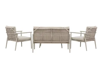 Mazzaro Soffgrupp Utomhus 4-sits - Antracit - Products - Utemöbler & utemiljö - Loungemöbler - Loungeset & loungegrupp
