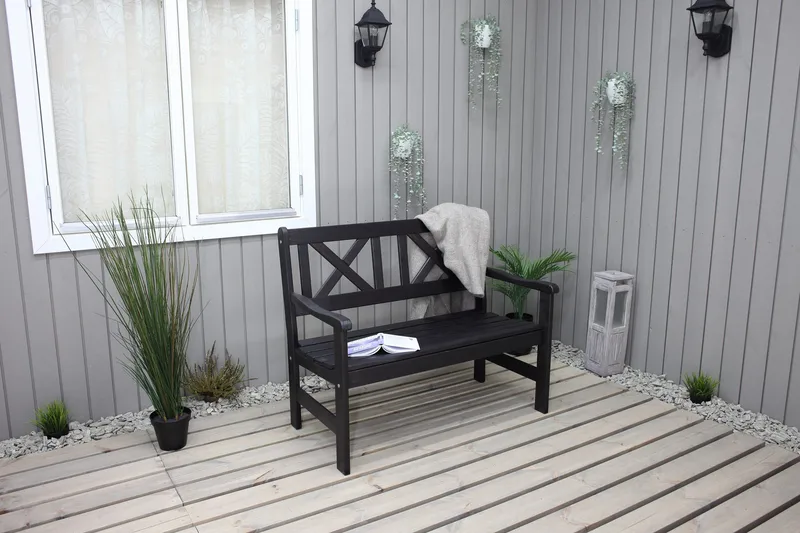 Olivo 2-sits Utesoffa - Kaffesvart - Products - Utemöbler & utemiljö - Loungemöbler - Loungesoffor